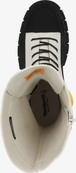 Dockers By Gerli Laarzen Veterlaarzen Dames Wit -Damesschoenen Winkel e6093a0329cb3575a57ee5f99e7f4e6b