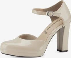 Tamaris Plateaupumps Pumps Dames Beige