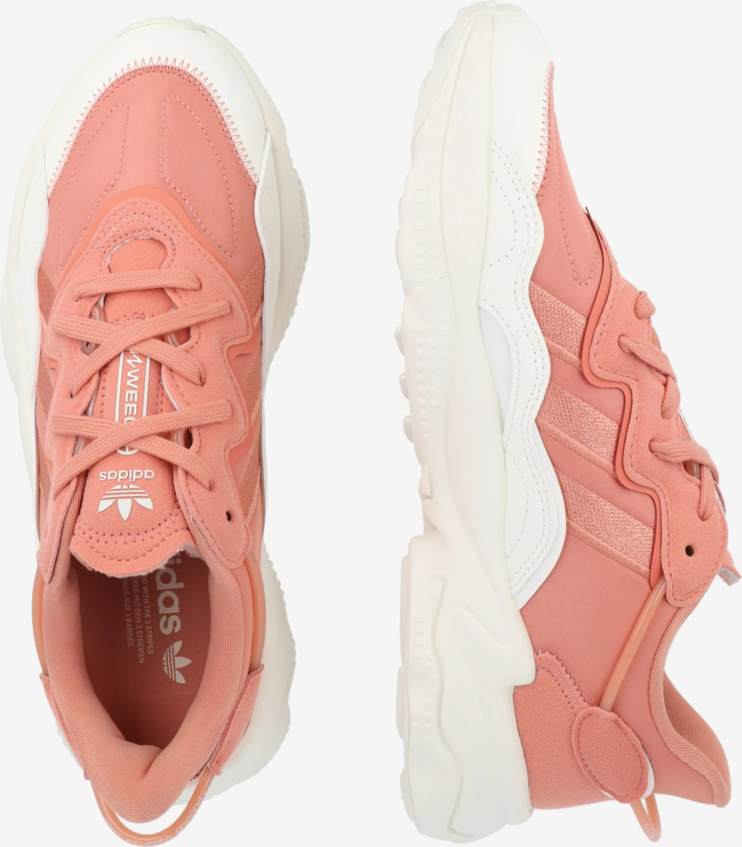 Adidas Originals Running Sneakers Sneakers Laag OZWEEGO Dames Koraal 4 Adidas Originals Running Sneakers Sneakers Laag OZWEEGO Dames Koraal - Afbeelding 2