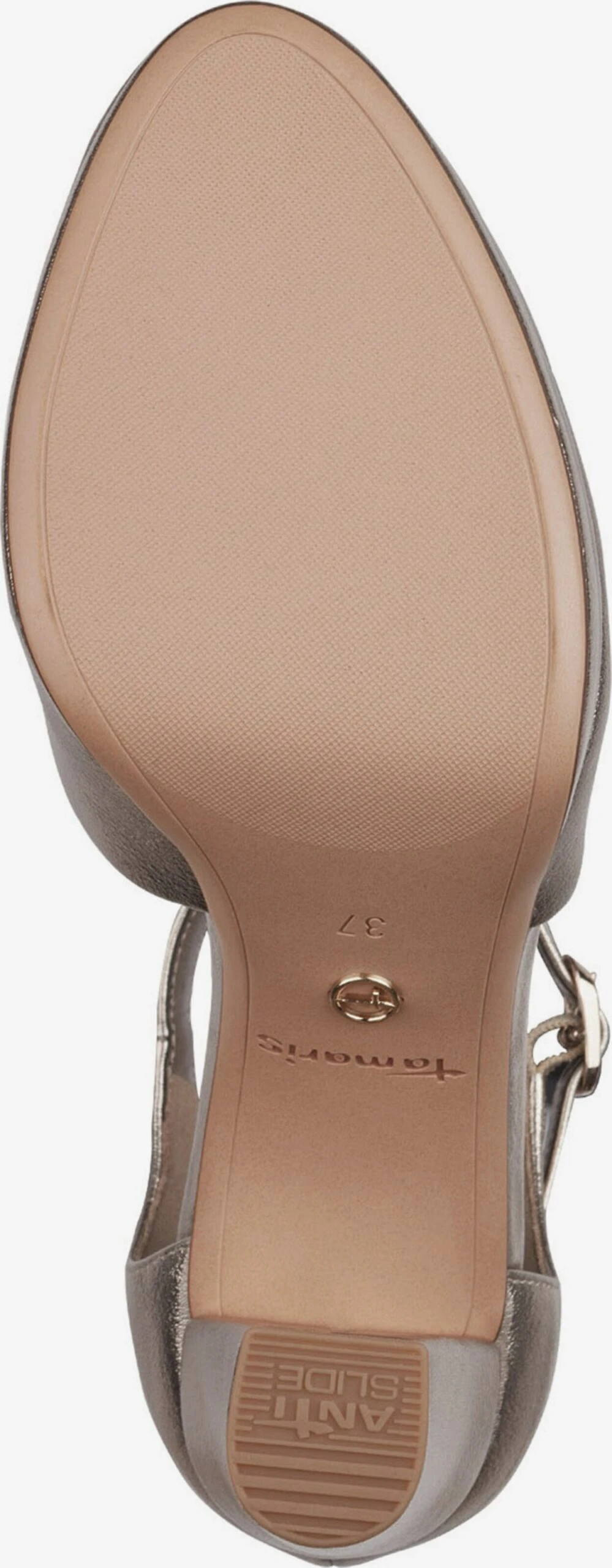 Tamaris Plateaupumps Slingpumps Dames Goud 7 Tamaris Plateaupumps Slingpumps Dames Goud - Afbeelding 5